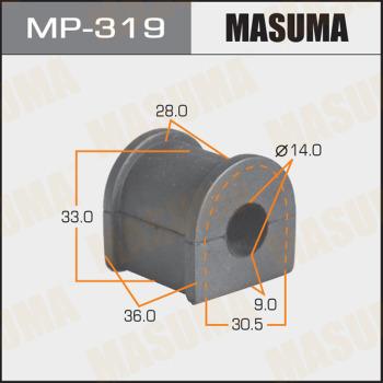 MASUMA MP-319 - Втулка, стабілізатор autocars.com.ua