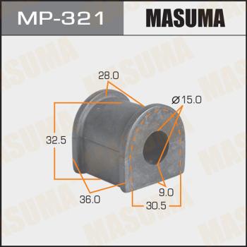 MASUMA MP-321 - Втулка, стабілізатор autocars.com.ua