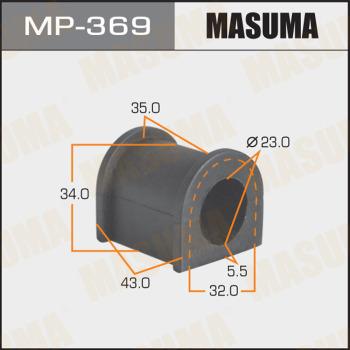 MASUMA MP-369 - Втулка, стабілізатор autocars.com.ua