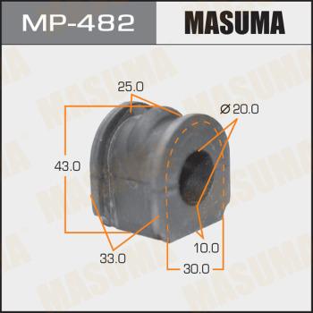 MASUMA MP-482 - Втулка, стабілізатор autocars.com.ua