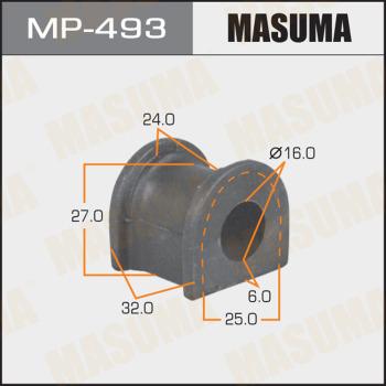 MASUMA MP-493 - Втулка, стабілізатор autocars.com.ua