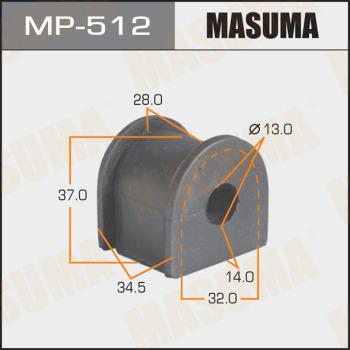 MASUMA MP-512 - Втулка, стабілізатор autocars.com.ua