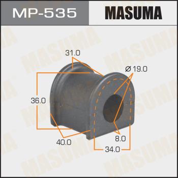 MASUMA MP-535 - Втулка, стабілізатор autocars.com.ua