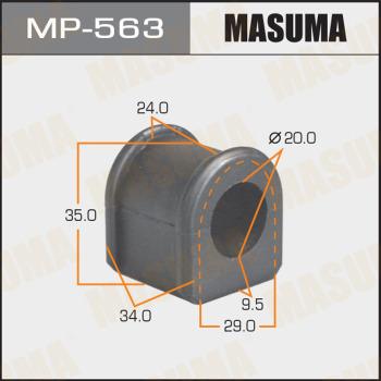 MASUMA MP-563 - Втулка, стабілізатор autocars.com.ua