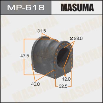 MASUMA MP-618 - Втулка, стабилизатор avtokuzovplus.com.ua
