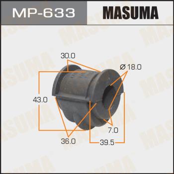 MASUMA MP-633 - Втулка, стабілізатор autocars.com.ua