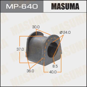 MASUMA MP-640 - Втулка стабилизатора заднего Mitsubishi Pajero -00 Кратно 2 шт MP640 Masuma autocars.com.ua