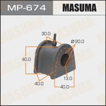 MASUMA MP-674 - Втулка, стабілізатор autocars.com.ua