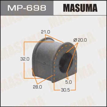 MASUMA MP-698 - Втулка, стабілізатор autocars.com.ua
