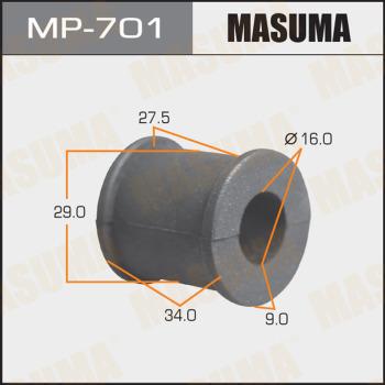MASUMA MP-701 - Втулка стабилизатора заднего Lexus RX 350 06-08- Toyota Camry 01-06 Кратно 2 шт MP701 Masuma autocars.com.ua