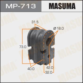 MASUMA MP-713 - Втулка стабилизатора переднего Nissan Micra 02-07. Tida 15- Кратно 2 шт MP713 Masuma autocars.com.ua