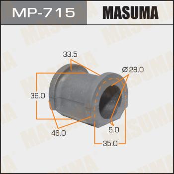 MASUMA MP-715 - Втулка, стабілізатор autocars.com.ua