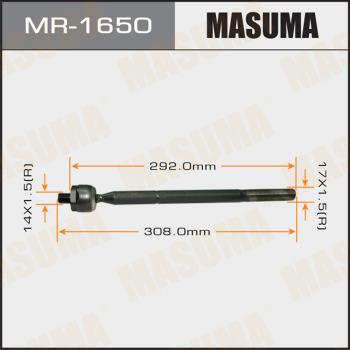 MASUMA MR-1650 - Осьовий шарнір, рульова тяга autocars.com.ua
