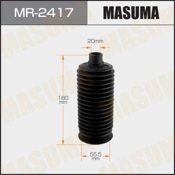 MASUMA MR-2417 - Пыльник рулевой рейки пластик Toyota Land Cruiser -07 MR2417 MASUMA autocars.com.ua