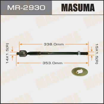 MASUMA MR2930 - Осевой шарнир, рулевая тяга avtokuzovplus.com.ua