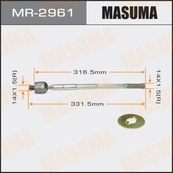 MASUMA MR-2961 - Осевой шарнир, рулевая тяга avtokuzovplus.com.ua