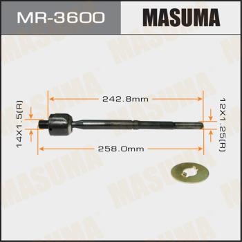 MASUMA MR-3600 - Осьовий шарнір, рульова тяга autocars.com.ua