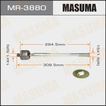 MASUMA MR-3880 - Осевой шарнир, рулевая тяга avtokuzovplus.com.ua