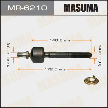 MASUMA MR-6210 - Осьовий шарнір, рульова тяга autocars.com.ua