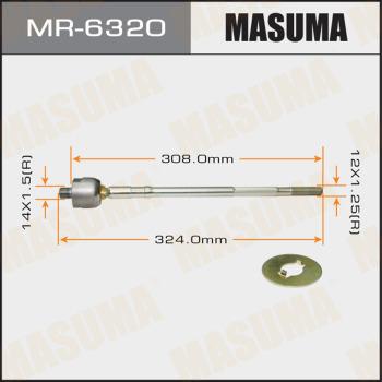 MASUMA MR-6320 - Осьовий шарнір, рульова тяга autocars.com.ua