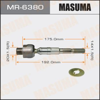 MASUMA MR-6380 - Осевой шарнир, рулевая тяга avtokuzovplus.com.ua