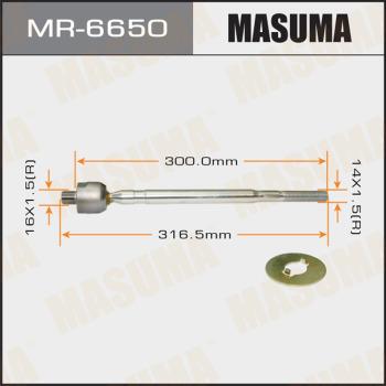 MASUMA MR-6650 - Осевой шарнир, рулевая тяга avtokuzovplus.com.ua