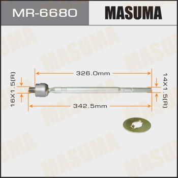 MASUMA MR-6680 - Осевой шарнир, рулевая тяга avtokuzovplus.com.ua