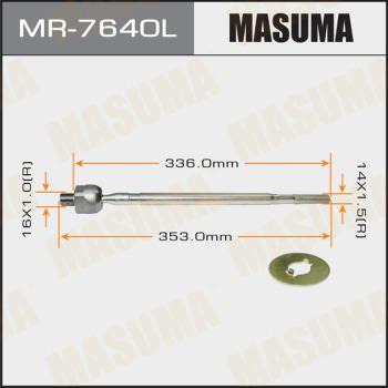 MASUMA MR-7640L - Осьовий шарнір, рульова тяга autocars.com.ua