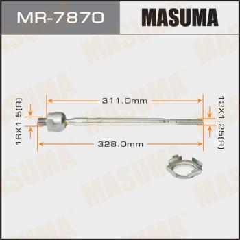 MASUMA MR-7870 - Осьовий шарнір, рульова тяга autocars.com.ua