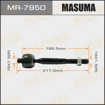 MASUMA MR-7950 - Осьовий шарнір, рульова тяга autocars.com.ua