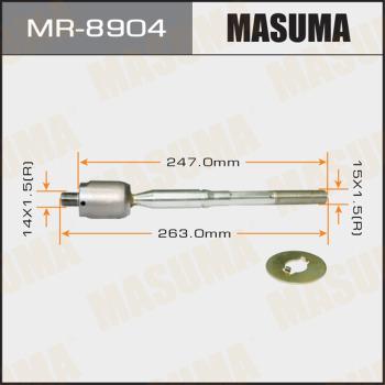 MASUMA MR-8904 - Осьовий шарнір, рульова тяга autocars.com.ua