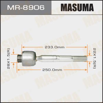 MASUMA MR-8906 - Осьовий шарнір, рульова тяга autocars.com.ua