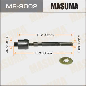 MASUMA MR-9002 - Осьовий шарнір, рульова тяга autocars.com.ua