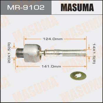 MASUMA MR-9102 - Осьовий шарнір, рульова тяга autocars.com.ua