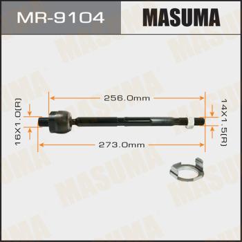 MASUMA MR-9104 - Осьовий шарнір, рульова тяга autocars.com.ua