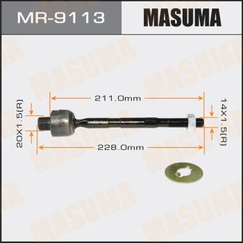 MASUMA MR-9113 - Осьовий шарнір, рульова тяга autocars.com.ua