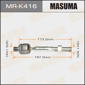 MASUMA MR-K416 - Осьовий шарнір, рульова тяга autocars.com.ua