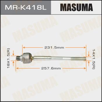 MASUMA MR-K418L - Осевой шарнир, рулевая тяга avtokuzovplus.com.ua