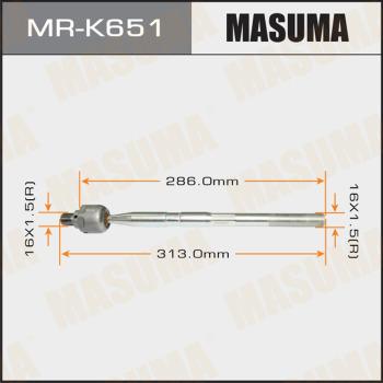 MASUMA MR-K651 - Осьовий шарнір, рульова тяга autocars.com.ua