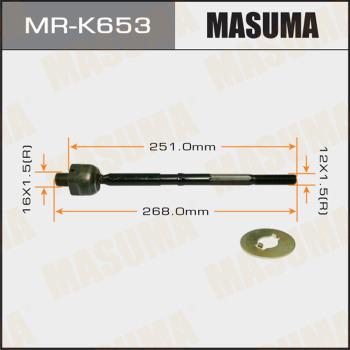 MASUMA MR-K653 - Осьовий шарнір, рульова тяга autocars.com.ua