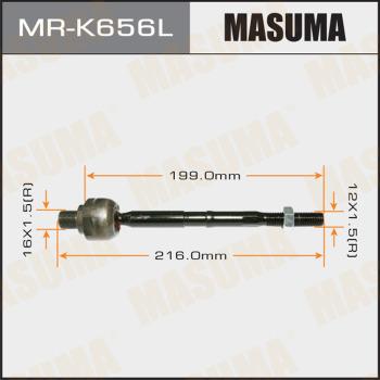 MASUMA MR-K656L - Осевой шарнир, рулевая тяга avtokuzovplus.com.ua