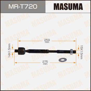 MASUMA MR-T720 - Осьовий шарнір, рульова тяга autocars.com.ua