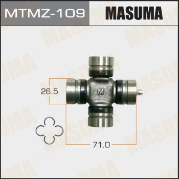 MASUMA MTMZ-109 - Шарнір, поздовжній вал autocars.com.ua