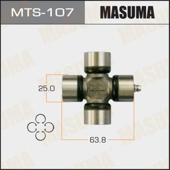 MASUMA MTS-107 - Шарнір, поздовжній вал autocars.com.ua