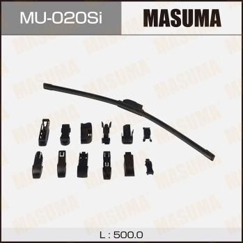 MASUMA MU-020Si - Щетка стеклоочистителя силиконовая 20 крюк 500 мм SKODA OCTAVIA autocars.com.ua