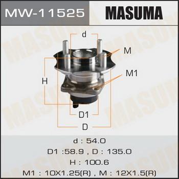MASUMA MW11525 - Ступица колеса, поворотный кулак avtokuzovplus.com.ua
