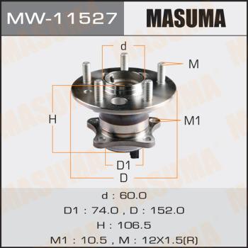 MASUMA MW-11527 - Маточина колеса autocars.com.ua