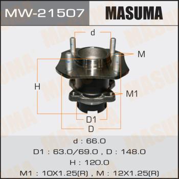 MASUMA MW-21507 - Маточина колеса autocars.com.ua