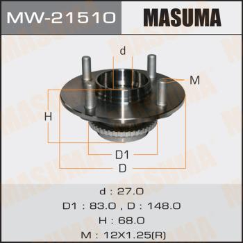 MASUMA MW-21510 - Маточина колеса autocars.com.ua