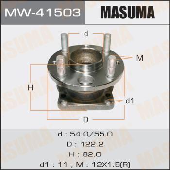 MASUMA MW-41503 - Ступица колеса, поворотный кулак avtokuzovplus.com.ua